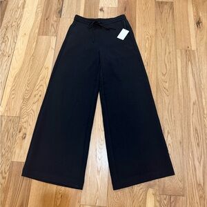 NWT  A New Day Wide Leg Black Drawstring Pants size xs